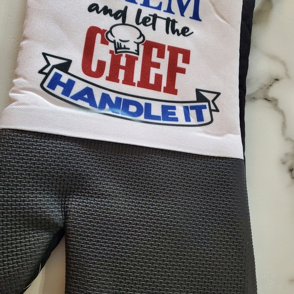 Keep calm and let the Chef handle it  Oven Mitt - Picture 6 of 7